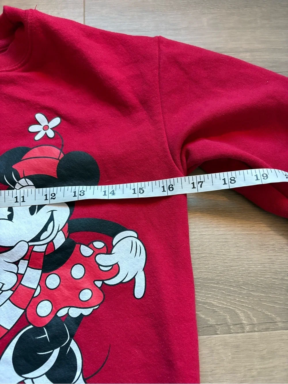 Disney Red Kids Mickey & Minnie Holiday Sweatshirt